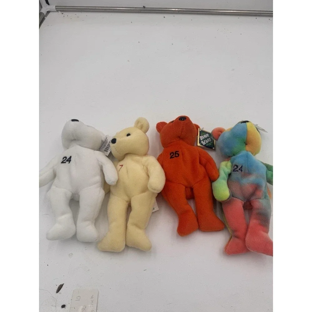 NFL‎ Lot Of 4 Salvino's Bammers Football 1999 Beanie Baby Bears NWT HOF Rice